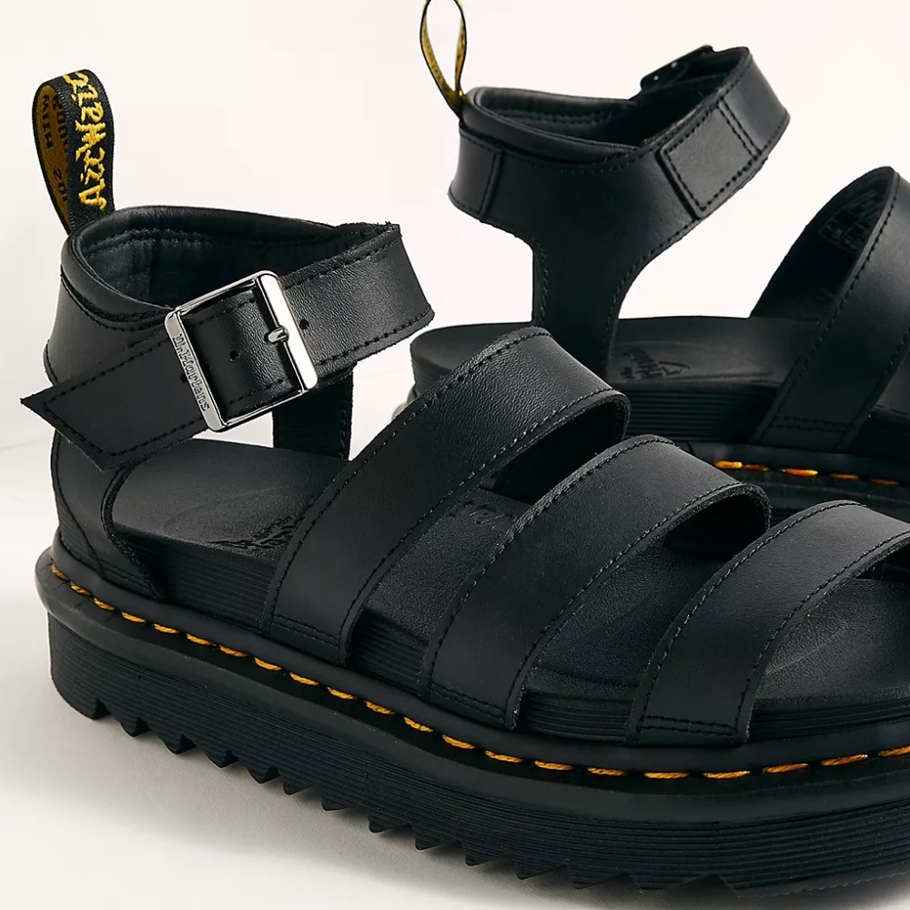 Dr. Martens Black Strappy Footwear - Picture 16 of 16